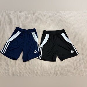 Adidas Tiro 24 Soccer Shorts Youth sz 9-10  Bundle: Black/White; Blue/White NWOT